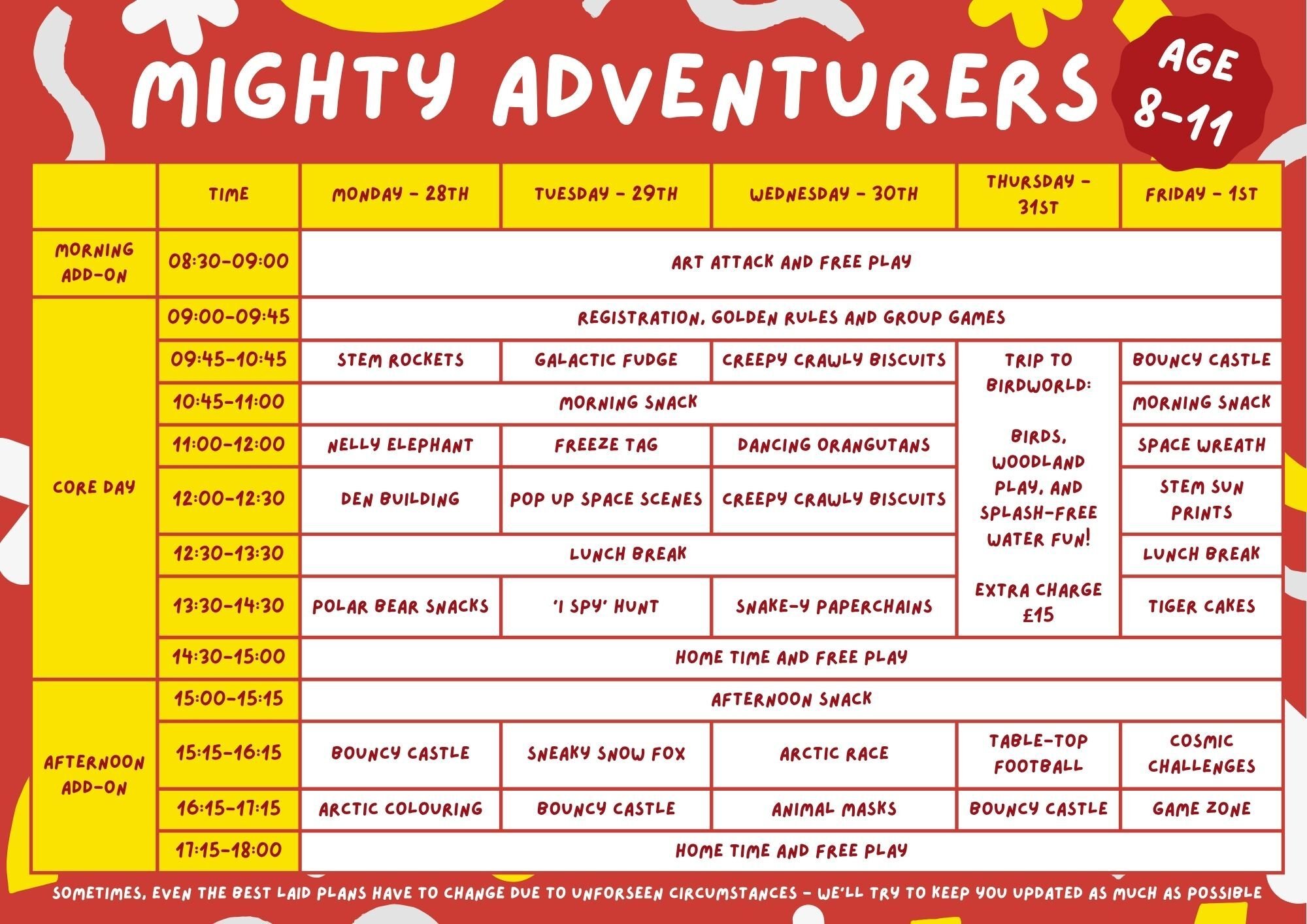 Epic Explorers - Week 2 28th July - 1st August (1)