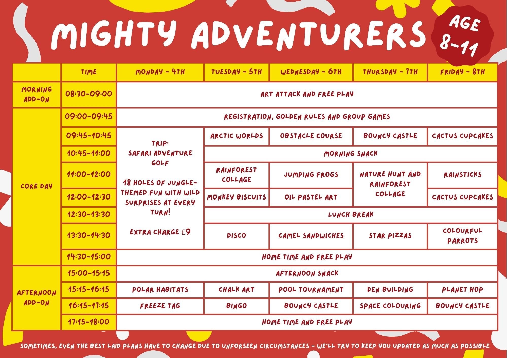 Epic Explorers - Week 3 4th - 8th August (1)